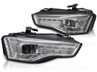 Xenon Headlights Led Chrome Seq Fits Audi A5 11-16 Xenon Headlights Led Chrome Seq Fits Audi A5 11-16