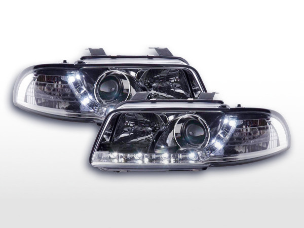 Daylight headlight Audi A4 type B5 Yr. 95-99 chrome