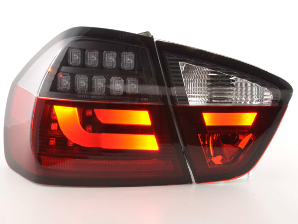 Taillights Set LED BMW serie 3 E90 saloon Yr. 05-08 red/black