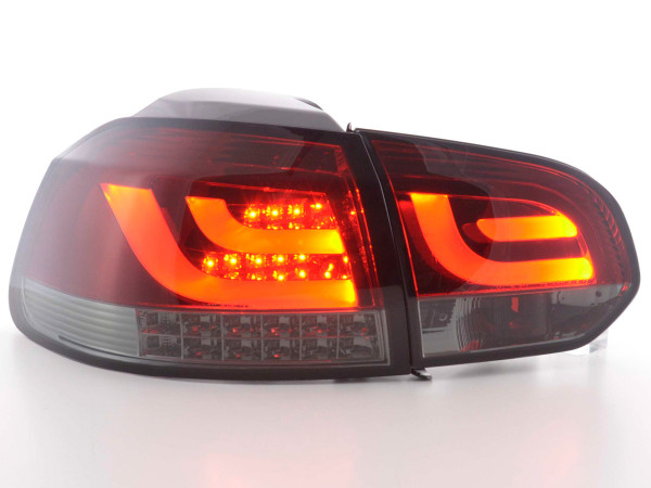 Led Taillights VW Golf 6 type 1K red/black with Led indicator