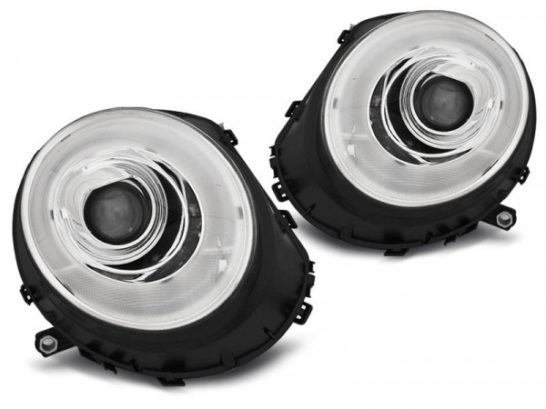 Headlights Tube Light Chrome Fits Bmw Mini (cooper) 06-14