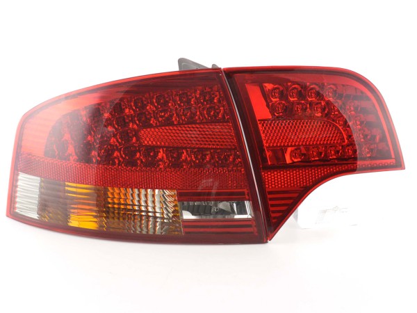 Led Taillights Audi A4 B7 8E saloon Yr. 04-07 red/black