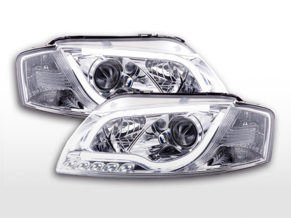 Daylight headlight LED daytime running lights Audi A3 type 8P / 8PA 03-08 chrome