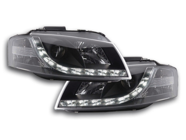DRL Daylight headlight Audi A3 type 8P Yr. 03-08 black