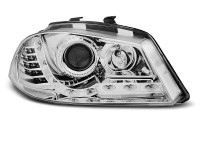 Headlights Daylight Chrome Fits Seat Ibiza 6l 04.02-08 Headlights Daylight Chrome Fits Seat Ibiza 6l 04.02-08