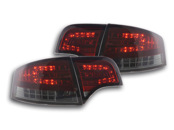 Led Taillights Audi A4 saloon type 8E Yr. 04-07 red/black