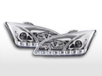 Daylight headlight Ford Focus 4/5-Dr. Yr. 05-08 chrome RHD Daylight headlight Ford Focus 4/5-Dr. Yr. 05-08 chrome RHD