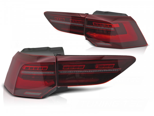 Led Tail Lights Red Led Seq Fits Vw Golf 8 19-24