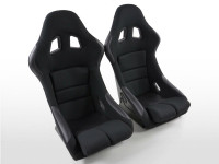 FK sports seats car full bucket seats Set Edition 2 fabric black FK sports seats car full bucket seats Set Edition 2 fabric black