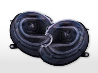 Headlight set Xenon Daylight LED DRL look Mini Countryman (R60) 10-17 black Headlight set Xenon Daylight LED DRL look Mini Countryman (R60) 10-17 black