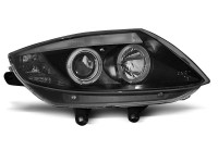 Headlights Angel Eyes Black fits BMW Z4 E85 E86 02-08 Headlights Angel Eyes Black fits BMW Z4 E85 E86 02-08