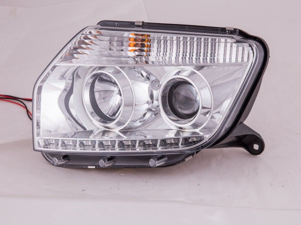 Daylight headlights for Dacia Duster from 2014 on chrome