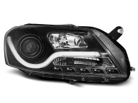 Headlights Tube Light Black Fits Vw Passat B7 10.10-10.14 Headlights Tube Light Black Fits Vw Passat B7 10.10-10.14