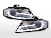 Daytime running lights headlight Xenon Daylight Audi A4 B8 8K Yr. 07-11 chrome Daytime running lights headlight Xenon Daylight Audi A4 B8 8K Yr. 07-11 chrome
