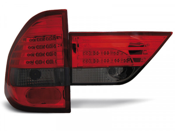 Led Tail Lights Red Smoke Fits Bmw X3 E83 01.04-06