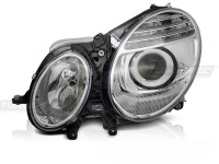 Headlights Chrome Left Side Tyc Fits Mercedes W211 06-09 Headlights Chrome Left Side Tyc Fits Mercedes W211 06-09