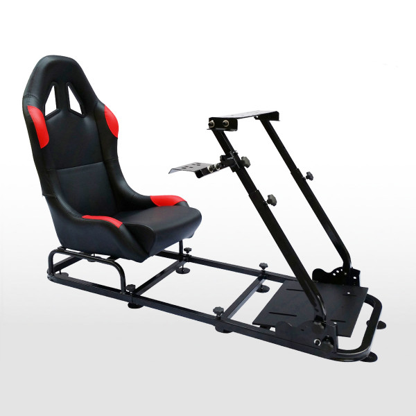 FK game seat game seat racing simulator eGaming Seats Monaco black / red