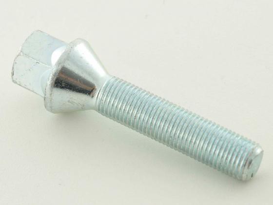 Wheel bolts Set (400 pieces), M12 x 1,5 42mm domed silver