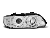 Headlights Angel Eyes Chrome fits BMW X5 E53 Headlights Angel Eyes Chrome fits BMW X5 E53