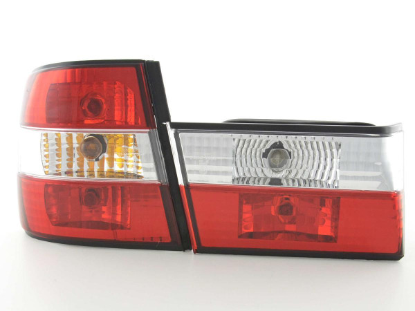 Rear lights BMW 5 Series Limo type E34 88-94 clear red