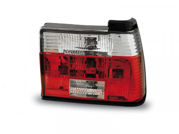 Tail Lights Red White Fits Vw Jetta 01.84-08.91
