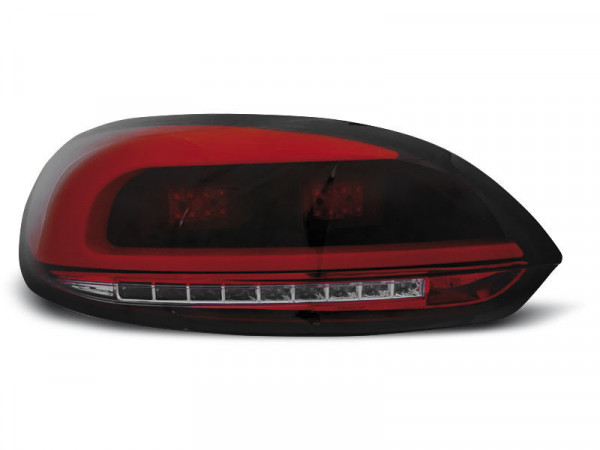 Led Bar Tail Lights Red Smoke Fits Ldvwc2 Vw Scirocco Iii 08-04.14