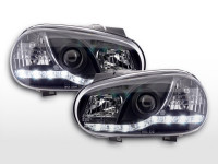 DRL Daylight Headlight VW Golf 4 Yr. 97-03 black RHD DRL Daylight Headlight VW Golf 4 Yr. 97-03 black RHD