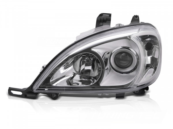 Headlights Chrome Left Side Fits Mercedes W163 01-05