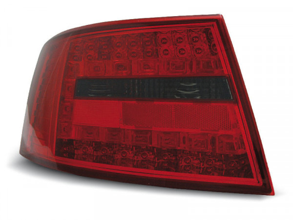 Led Tail Lights Red Smoke Fits Audi A6 C6 Sedan 04.04-08