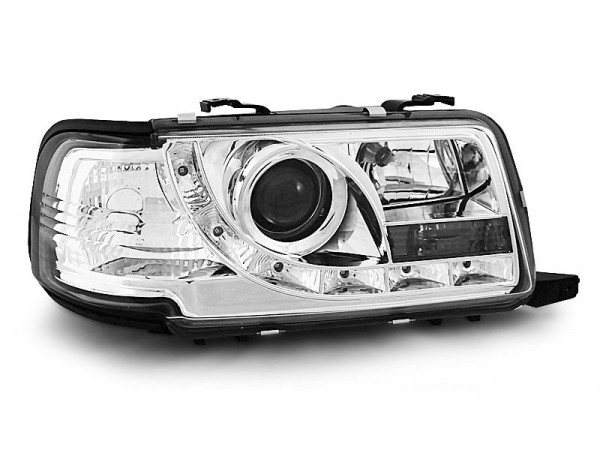 Headlights Daylight Chrome Fits Audi 80 B4 09.91-04.96
