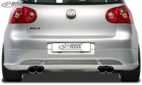 RDX Rear bumper extension for VW Golf 5 "V2" with exhaust hole left & right RDX Rear bumper extension for VW Golf 5 "V2" with exhaust hole left & right