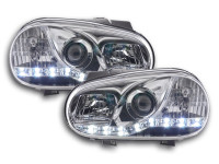 Daylight headlight VW Golf 4 type 1J Yr. 98-03 chrome RHD Daylight headlight VW Golf 4 type 1J Yr. 98-03 chrome RHD