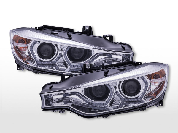 Daylight Scheinwerfer Set Xenon, mit LED Tagfahrlicht BMW 3er F30/F31 2012 - 2014 chrom