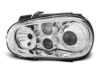 Headlights Sport Chrome Fits Vw Golf 4 09.97-09.03 Headlights Sport Chrome Fits Vw Golf 4 09.97-09.03