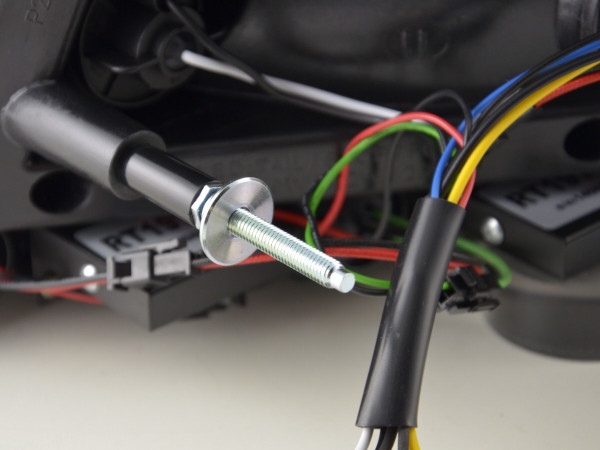 Taillights LED Audi A6 saloon (4F) Yr. 04-08 red/black