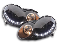Daylight headlight Mercedes CLK type W209 Yr. 04-09 black Daylight headlight Mercedes CLK type W209 Yr. 04-09 black
