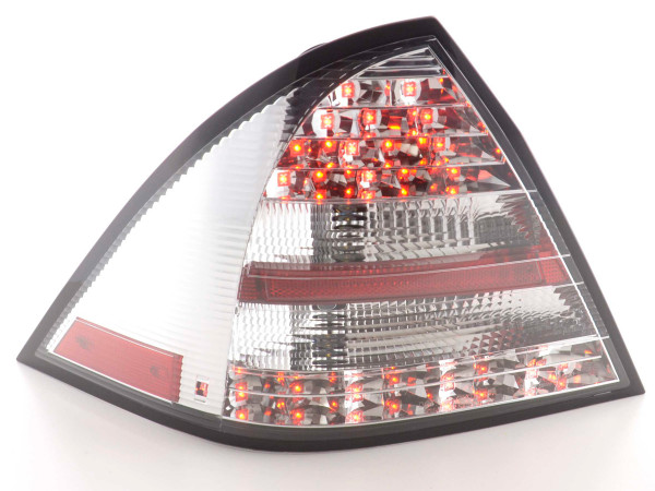 Led Taillights Mercedes C-Class type W203 saloon Yr. 01-04 chrome