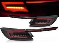 Led Bar Tail Lights Black Smoke Seq Fits Toyota Gr86 21- Led Bar Tail Lights Black Smoke Seq Fits Toyota Gr86 21-