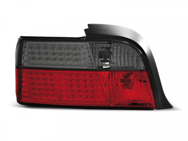 Led Tail Lights Red Smoke Fits Bmw E36 12.90-08.99 Coupe