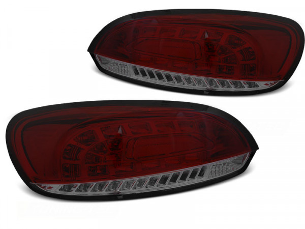 Led Tail Lights Red Smoke Fits Vw Scirocco Iii 08-04.14
