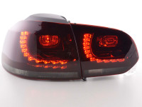 Led Rear lights VW Golf 6 type 1K Yr. 2008-2012 red/black GTI-Look Led Rear lights VW Golf 6 type 1K Yr. 2008-2012 red/black GTI-Look