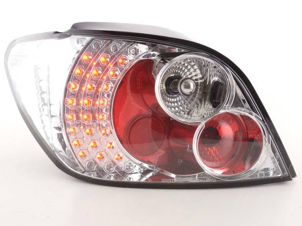 Led Taillights Peugeot 307 Yr. 01-04 chrome