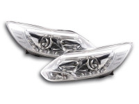 Daylight headlight Set Ford Focus 3 Yr. 2010- chrome Daylight headlight Set Ford Focus 3 Yr. 2010- chrome