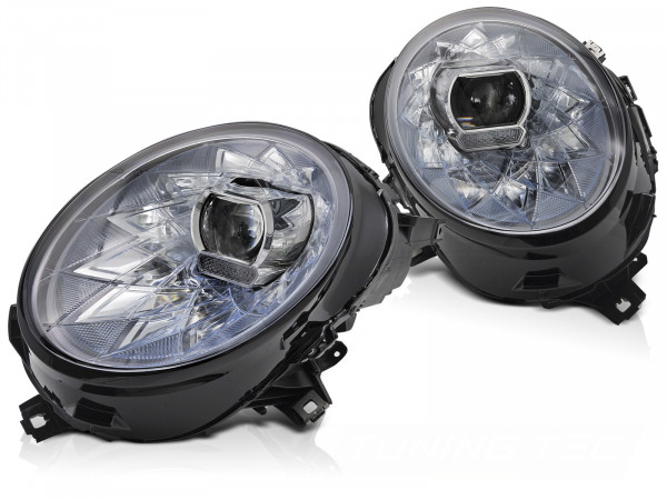 Full Led Headlights Fits Bmw Mini (cooper) F54 F55 F56 14-21