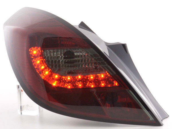 Led Taillights Opel Corsa D 3-dr Yr. 06-10 red/black