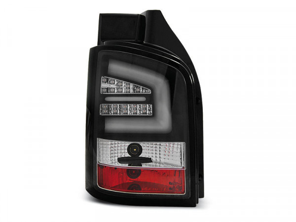 Led Bar Tail Lights Black Fits Vw T5 04.10-15