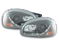 Daylight headlight Opel Corsa B Yr. 94-00 black Daylight headlight Opel Corsa B Yr. 94-00 black