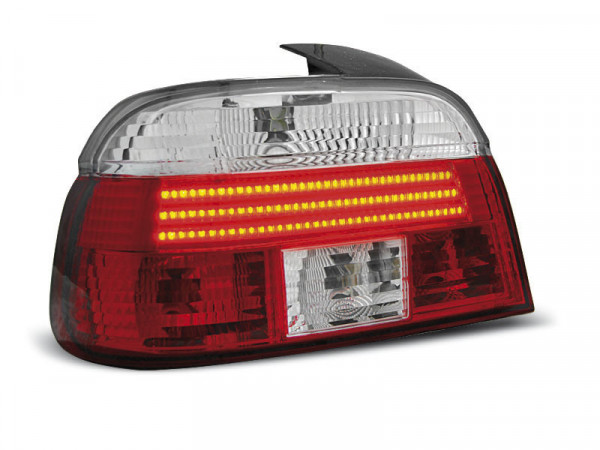 Led Bar Tail Lights Red Whie Fits Bmw E39 09.95-08.00