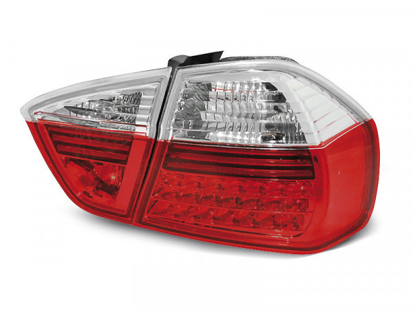 Led Tail Lights Red White Fits Bmw E90 03.05-08.08