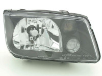 headlight VW Bora Typ 1J Yr. 98-05 black headlight VW Bora Typ 1J Yr. 98-05 black
